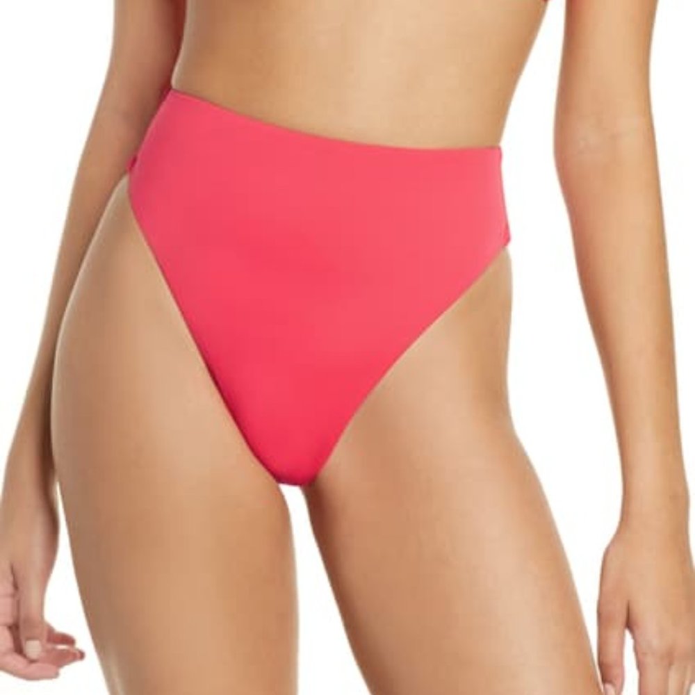 Chelsea28 Easy Retro High Waist Swim Bottoms M NEW
